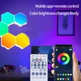 thumbnail image 6 of Bdday Led Hexagon Lights, Smart Led Gaming Lights with Music Sync, Light for Gaming Rooms, Living Room, Bedroom, 6 of 8