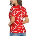 thumbnail image 3 of Spider-Man T-Shirt à Manches Courtes Col en V pour Femmes, 3 of 7