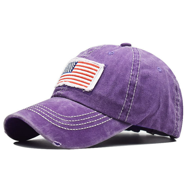 Sksloeg Hats for Men Fashionable American Flag Hat for Men Women
