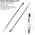 thumbnail image 2 of LED Rear Mini Turn Signal Indicator For Sportster Touring Dyna Chrome Smoke, 2 of 10