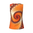 thumbnail image 5 of Fotbe Orange Rotating Womens Loose Fit Casual Flowy Slim-Fit Tank Tops Athletic Round Neck Trendy Sleeveless Summer Tops for Gym and Yoga-, 5 of 9