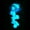 Blue, variant on Green Glow in the Dark Powder - 30g