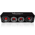thumbnail image 1 of MENACE AUDIO VOICEBAR High Output Slim Profile Midrange Enclosure RED Bullets, 1 of 4