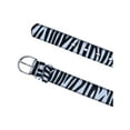 thumbnail image 2 of CTM  Leather 1 1/8 Inch Zebra Print Dress Belt (Women), 2 of 5