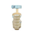 thumbnail image 2 of BLISSFUL STEP Style Women's Strappy Espadrille Wedges Platform Sandals Sky Blue 9, 2 of 7