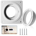 thumbnail image 1 of Placa de pared de ventilación para secadora Fosenlion con conexión rápida de 4 pulgadas, 1 of 7