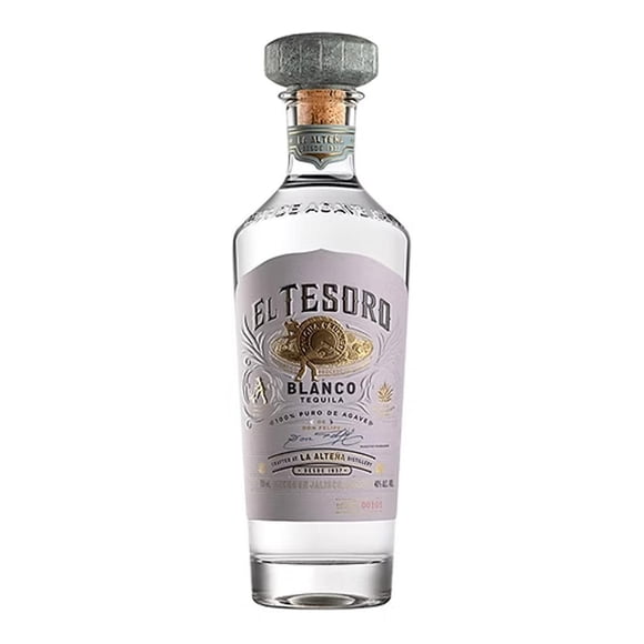 Pack de 4 Tequila El Tesoro Blanco 750 ml