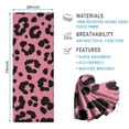 thumbnail image 2 of Pink and Black Of Leopard Print Hot Yoga Mat Towel Non Slip for Hot Yoga - Quick-Drying Yoga Mat Cover with 4 Corner Pockets with Travel Bag - Hot Yoga Towel Non Slip 70"x26", 2 of 6