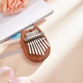 thumbnail image 1 of Instrumento Musical DQrwqpou Mini Sapele Plate Kalimba Dedo Piano Mbira Sanza, 1 of 3