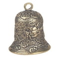 thumbnail image 4 of PAMINGONO Mini Bell for Crafts 1Pack Golden Brass with Embossment Bell Decor for Keychain, 4 of 8