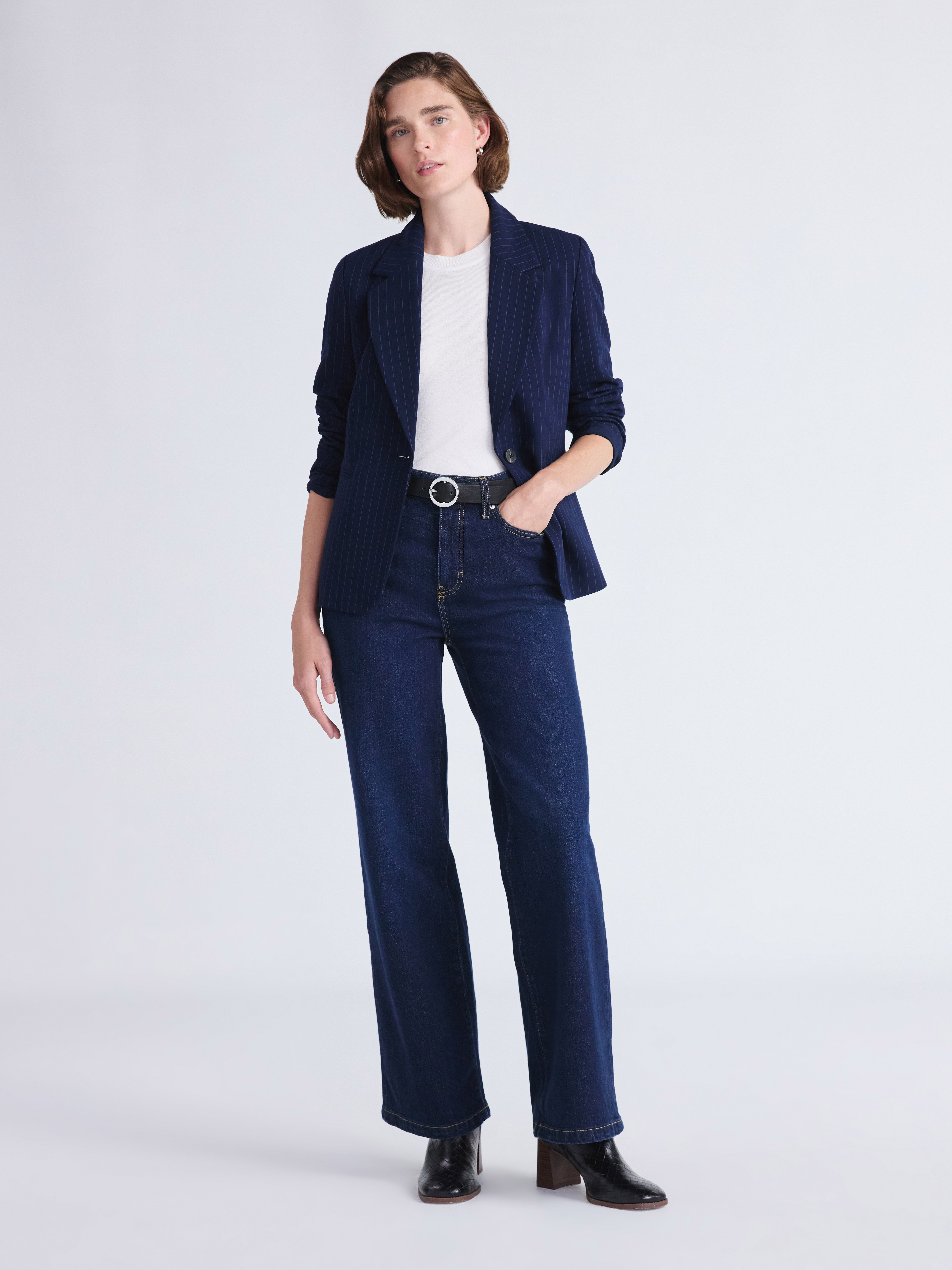 Free Assembly Women's Mid Rise Full Length Bootcut Jeans, 32" Inseam, Sizes 0-20