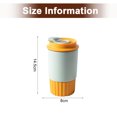 thumbnail image 3 of 1 Portable Car Thermal Cooling Simple Stainless Steel Mug Portable Car, 3 of 5