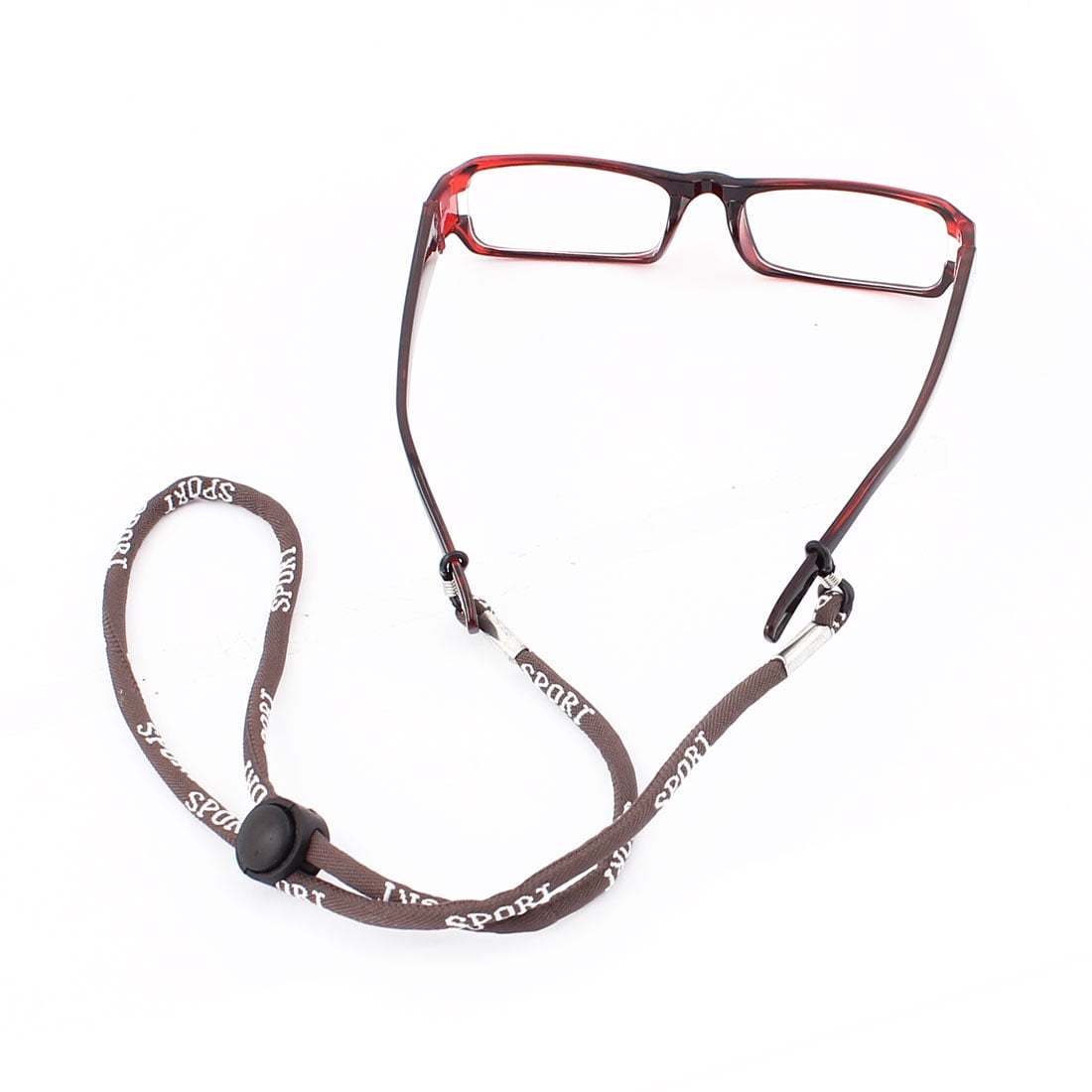 Sports Adjustable Eyeglasses Rope Neck Cord Glasses Retainer Dark Gray