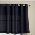 thumbnail image 1 of Lorraine Home Fashions , Paire de Rideaux Jackson Pouces Marine, Niveau 58 Po x 24, 1 of 3