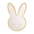 thumbnail image 2 of Costeam Easter Wooden Bunny Shaped Decorative Mirror Rustic Wall And Tabletop Accent For Home Decor, 2 of 6