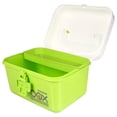 thumbnail image 2 of EeaseCA Multi-function Medicine Cabinet Portable First-aid Case Double Layer Home Storage Medicine Box (Green, 21x16.5x15cm), 2 of 8