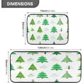 thumbnail image 3 of SKYSONIC Christmas Tree 2 Pieces Kitchen Rug Cushioned Anti-Fatigue Kitchen Rugs Set for Home Office Laundry,19.7" x 27.6"+19.7" x 47.2", 3 of 7