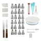 thumbnail image 4 of Utensilios para decorar pasteles de Decoraciones para Hornear de 36 Piezas, Puntas de Boquilla, Soporte para Pasteles, Cepillos para Raspadores, Bricolaje Magideal Utensilios para decorar pasteles, 4 of 7