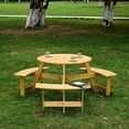 thumbnail image 2 of Natural Rustic Look / Garden Outdoor Meals / Seats 6 Comfortably, 2 of 7