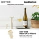 thumbnail image 2 of Tapones de Vino al Vacío WOTOR Conservador de Vino 24 Piezas Crema, 2 of 7
