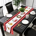 thumbnail image 4 of Buffalo Plaid Winter Christmas Table Runner 14x 71 Inch, 4 of 7