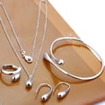 thumbnail image 4 of LYMAYTER Alloy Jewelry Set 4Pcs/Set Women's Jewelry Set - Teardrop, AdjUS-CYYLtable, 4 of 7