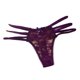 thumbnail image 4 of Tanga sexy bordada para mujer - Ropa interior de seda helada con doble tirante hueco para mayor comodidad y estilo, 4 of 6