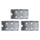 thumbnail image 1 of Caja de conexiones oculta de chapa de hierro galvanizado para proyectos eléctricos, caja de conexiones externa de metal, 3 piezas, 1 of 6