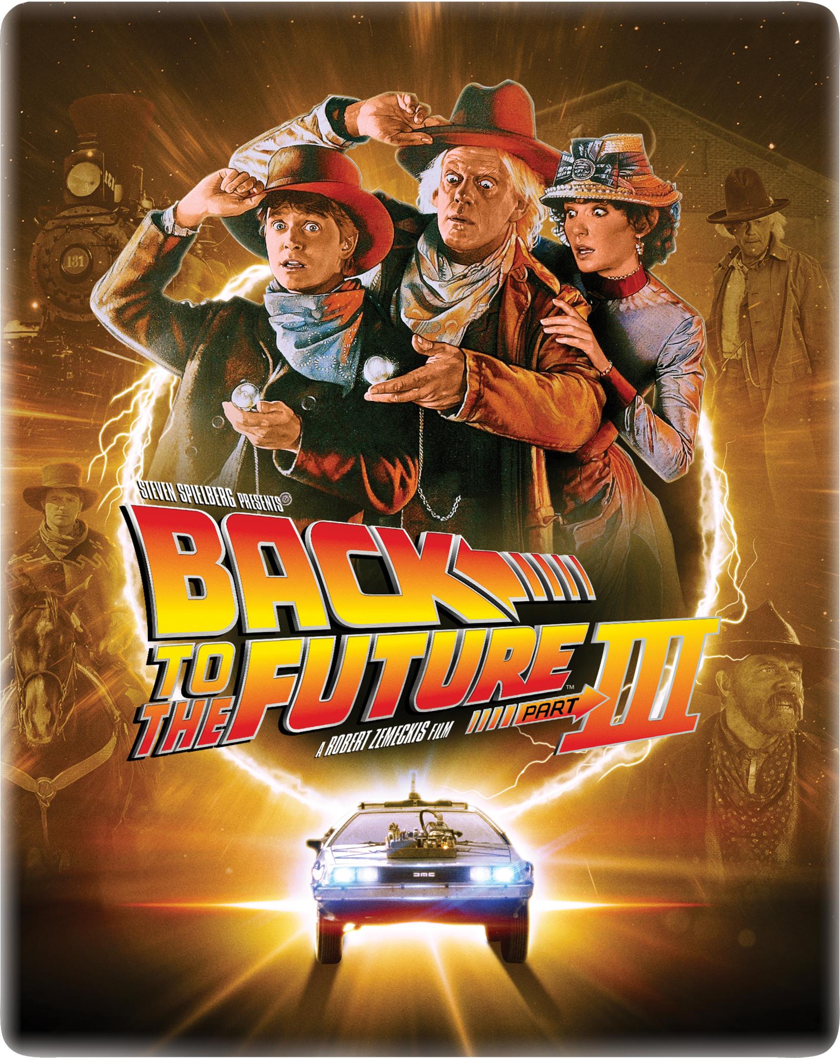 Back to the Future Part III 40th Anniversary (Steelbook) (4K Ultra HD + Blu-ray + Digital Copy), Comedy, Universal