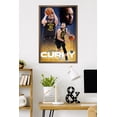 thumbnail image 2 of NBA Golden State Warriors - Stephen Curry 25 Wall Poster, 22.375" x 34" Framed, 2 of 5