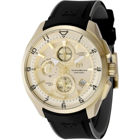 Technomarine Ocean Chronograph Quartz Gold Dial Men's Watch TM-318132