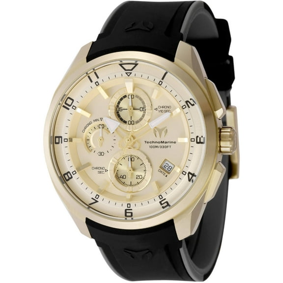 Technomarine Ocean Chronograph Quartz Gold Dial Men's Watch TM-318132