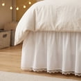 thumbnail image 6 of Dpityserensio Dorm Bed Skirt Twin XL 25 Inch Drop, Wrap Around Elastic Dust Ruffle for College Beds, 6 of 6