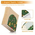 thumbnail image 5 of Yayeee Napkin Holder for Table Set of 2 Kitchen Paper Tissue Organization, Yellow Christmas Gingerbread, 5 of 8