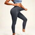 thumbnail image 4 of Zeliretfy Leggings for Women's Solid Color Yoga Leggings Soft Abdominal High Elastic Slim High Waist Yoga Pants Leggings for Women Tummy Control, 4 of 6