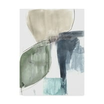 Trademark Fine Art 'Verdant Divide I' Canvas Art by Jennifer Goldberger