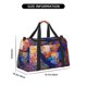 thumbnail image 3 of Balery Rooster Oil Painting Bolsa de Gimnasio para Mujeres, Bolsa de Viaje con Bolsillo Húmedo, Bolsa de Fin de Semana para Mujeres, Bolsa de Viaje Resistente al Agua, 3 of 7