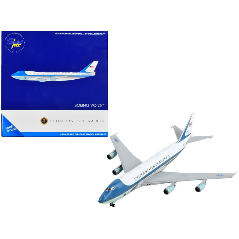 GeminiJets Boeing VC-25 Air Force One Diecast Model, 1/400 Scale