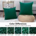thumbnail image 5 of Funda de almohada de 2 piezas, funda de almohada decorativa verde oscuro, Soli, 5 of 5