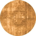 thumbnail image 1 of Ahgly Company Indoor Round Persian Orange Traditional Area Rugs, 4' Round, 1 of 1