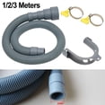 thumbnail image 2 of Lefu 1/2/3/Meters Washing Machine Dishwasher Drain Waste Hose Extension Rod Set Hoses, 2 of 4