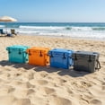 thumbnail image 2 of 25QT Portable Insulated Hard Cooler | 5-7 Day Ice Retention, Built-in Bottle Opener/Cup Holder/Forming Ruler for Travel, Beach, Camping, Fishing, 2 of 11