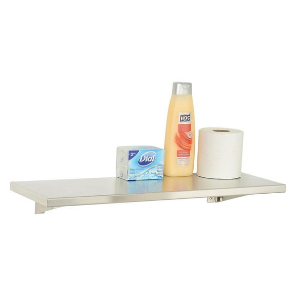 Bobrick Stainless Steel Shelf - 24""W x 8""D - B298x24