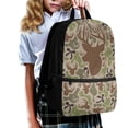 thumbnail image 3 of Aplkyhs Kids Backpack Set of 4 Camouflage Hunting Deer with Lunch Box Pencil Case and Water Bottle Carrier Includes Schoolbag with Front Pocket Elementary School Boys and Girls, 3 of 7