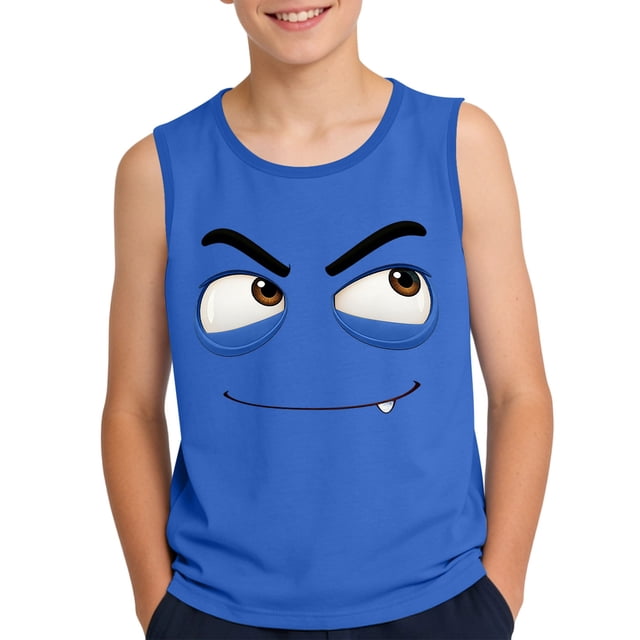 Niño Pequeño Niños Niños Camisola sin Mangas Gradiente Suave Imprimir Moda Fondo Lindo para el Desgaste Informal Y Ocasiones Especiales