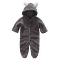 thumbnail image 3 of Bullpiano Unisex Baby Clothes One-Piece Footies Jumpsuit Hooded Winter Coats Cute Newborn Infant Jumpsuit Snowsuit Bodysuits for Baby, 3 of 9