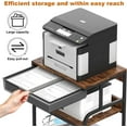 23.6''x18.9'' Extra Large Printer Stand with Drawer, 5