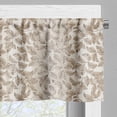 thumbnail image 5 of Ambesonne Vintage Valance & Curtain, Leafy Print Nude Tone Motif, 55"x24", Pale Sepia and White, 5 of 7