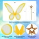thumbnail image 2 of Funcredible Alas de Hada Doradas Varita de Hada y Purpurina - Accesorios para Disfraces de Hada - Disfraz de Hada para Mujeres y niñas - Accesorios de Hada Cosplay, 2 of 5