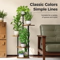 thumbnail image 3 of Soporte para plantas Bamworld, estante alto para interiores, para varias plantas, 3 of 6